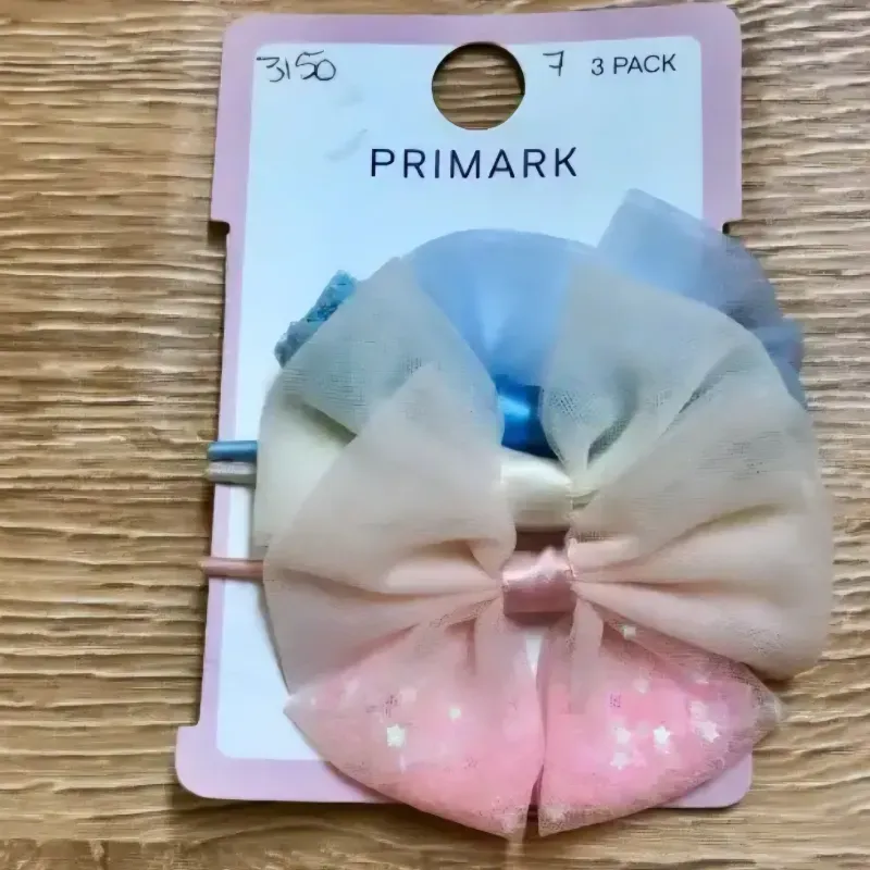 Set de 3 felpas con lazos