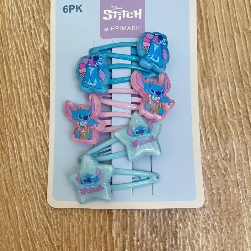 Set de 3 pares de hebillas de Stitch 
