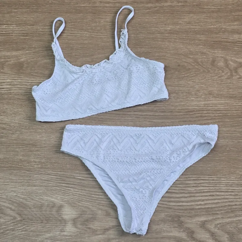Set de 3 Piezas de Traje de Baño color blanco