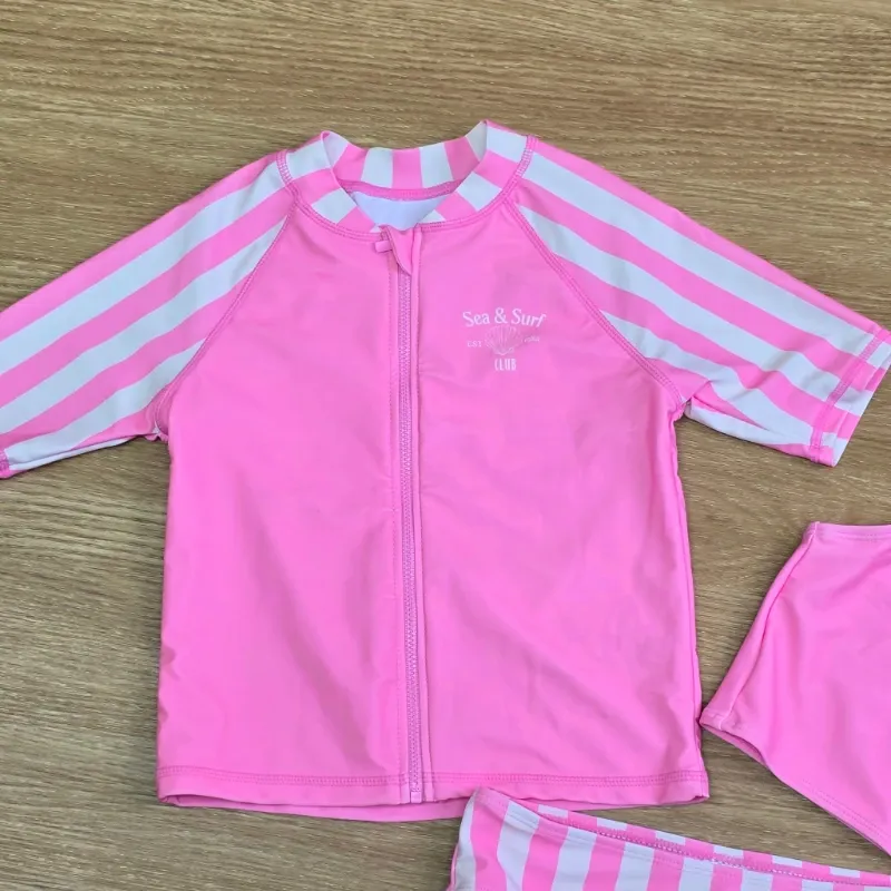 Set de 3 piezas Traje de Baño Rosado SEA & SURF