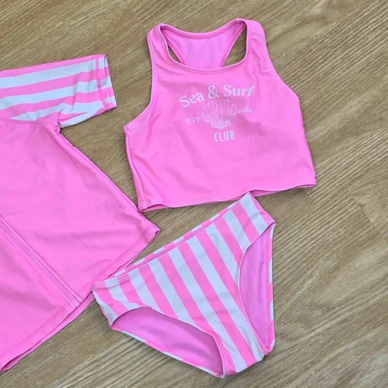 Set de 3 piezas Traje de Baño Rosado SEA & SURF