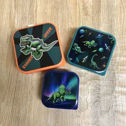 Set de 3 pozuelos con dinosaurios