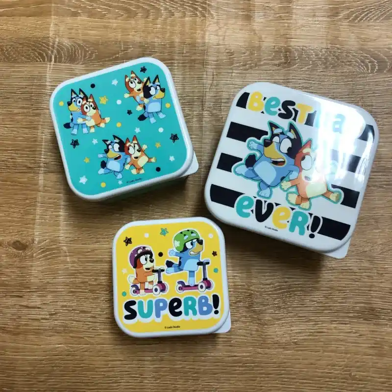 Set de 3 pozuelos de Bluey y amigos