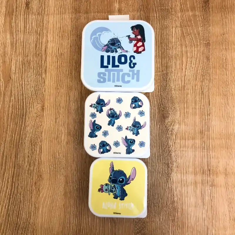 Set de 3 pozuelos de Lilo y Stitch 
