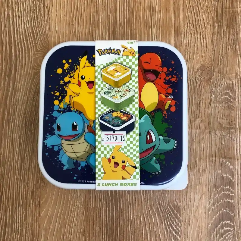 Set de 3 pozuelos de Pokemon 