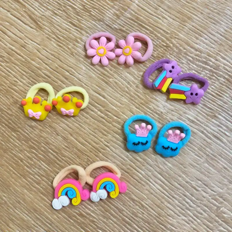 Set de 5 pares de felpas pequeñas 