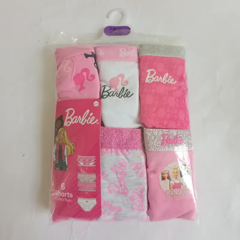 Set de 6 blumers de Barbie 