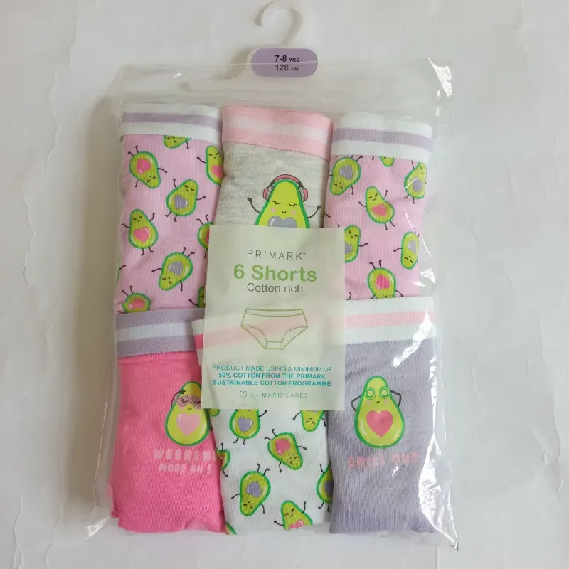Set de 6 blumers con aguacates