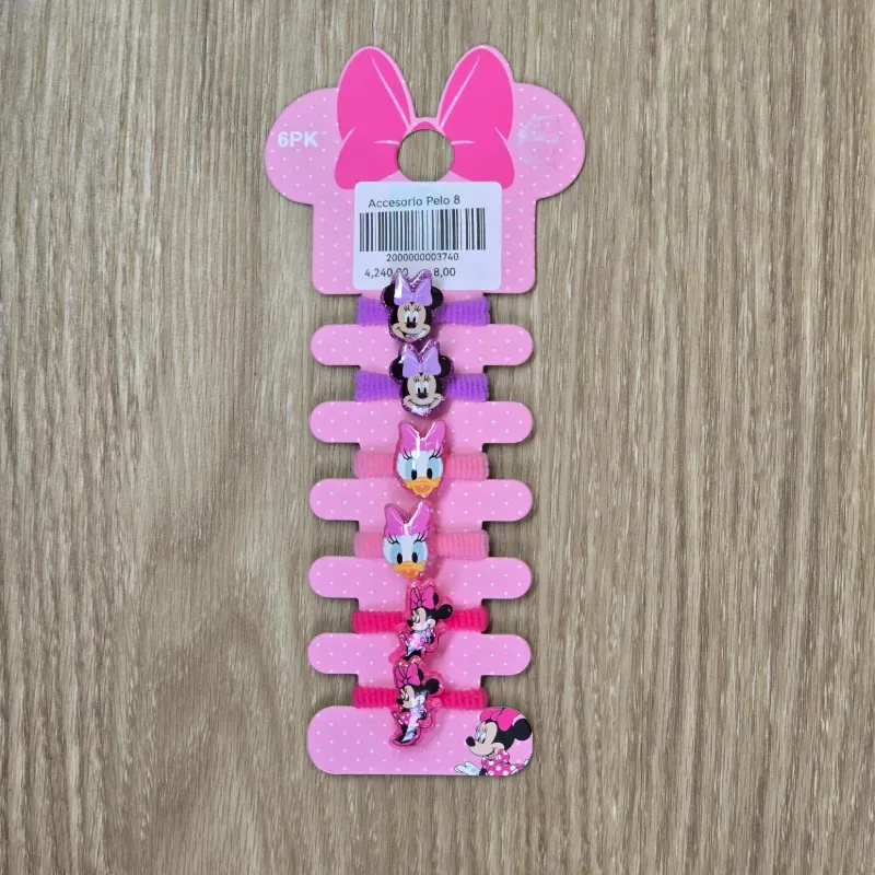 Set de 6 Felpas para el Cabello de Minnie y Daisy