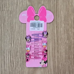 Set de 6 Hebillas Para el Cabello De Minnie y Daisy