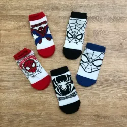 Set de 7 pares de medias de Spiderman 