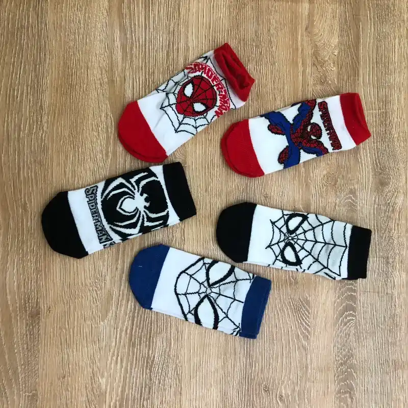 Set de 7 pares de medias de Spiderman 
