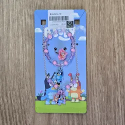 Set de Bisuteria De Bluey de Collar, Pulsera y anillo