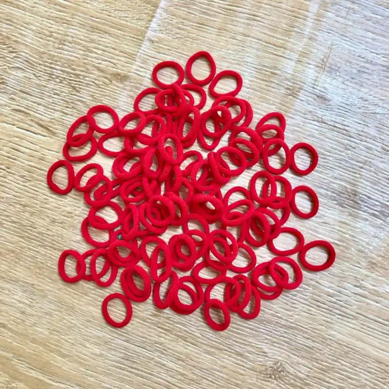 Set de felpas rojas