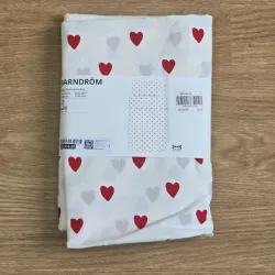 Set de funda y sabana de corazones