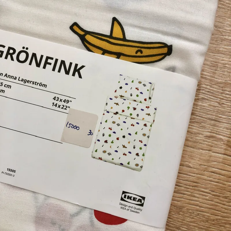 Set de funda y sábanas con motivos de colores