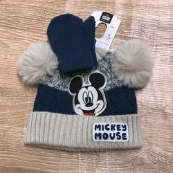 Set de gorro y guantes de Mickey Mouse 