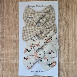 Set de lazos con diseño de Flores