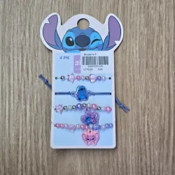 Set de Pulseras de Stich y Angel