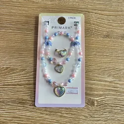 Set de pulso, collar y anillo 