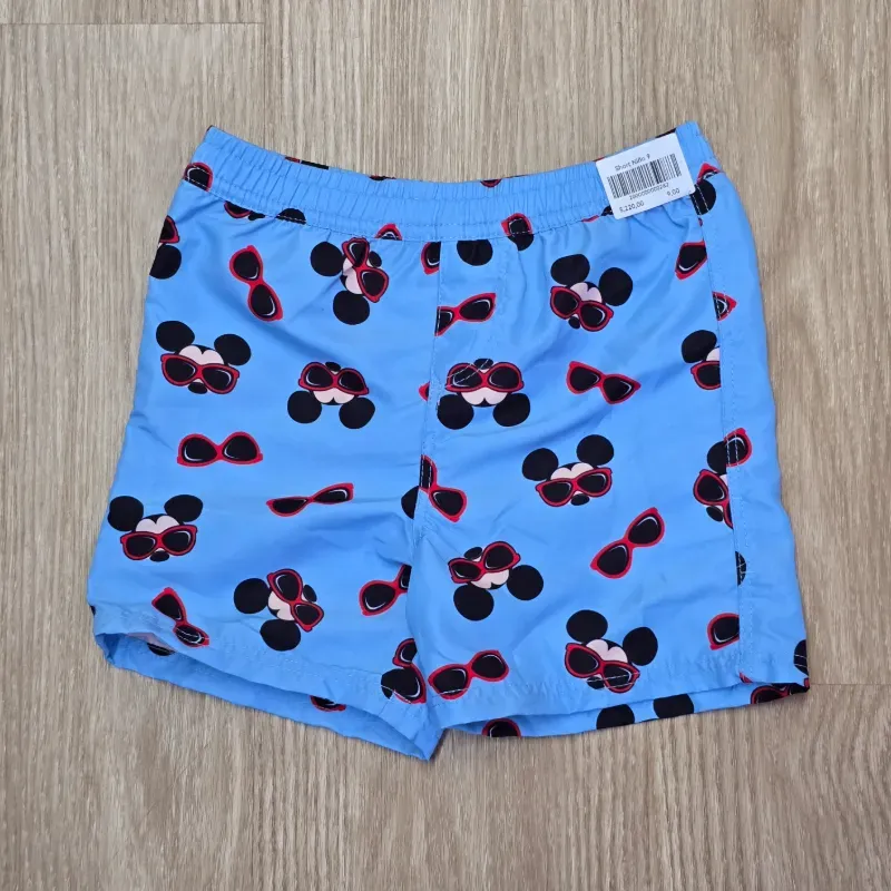Short color azul de Mickey