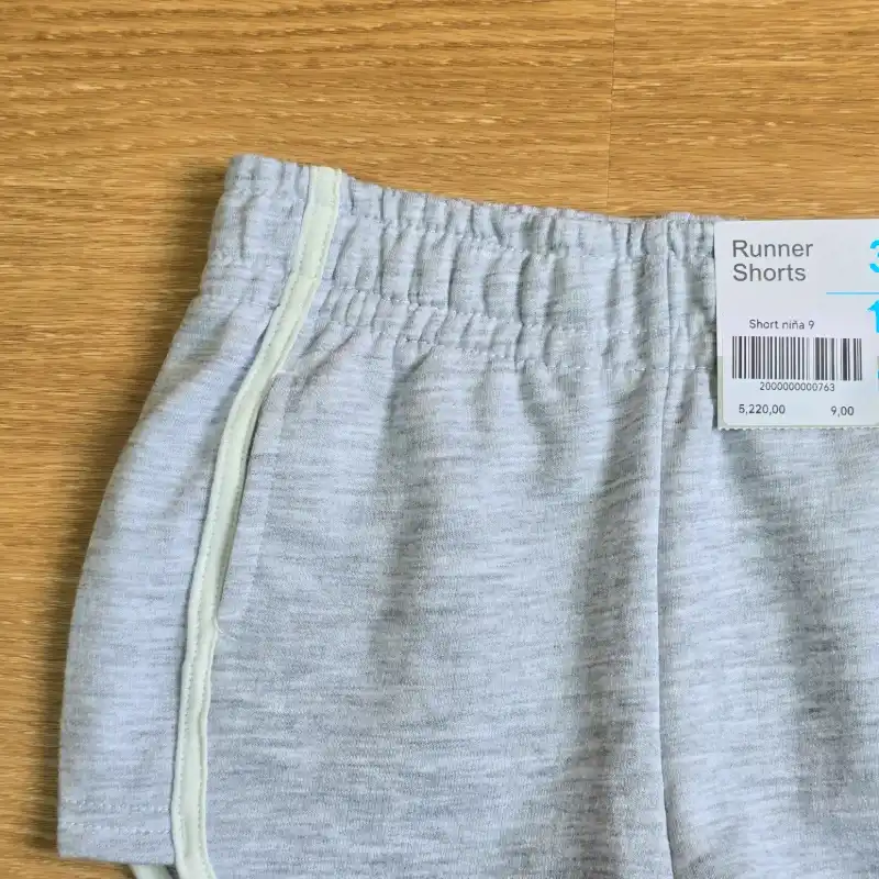 Short color gris deportivo