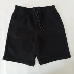 Short de mezclilla color negro 