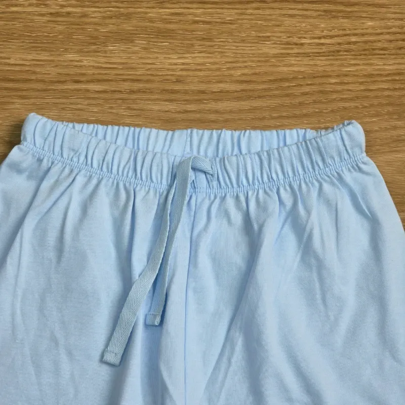 Short de punto azul