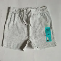 Short corto color gris