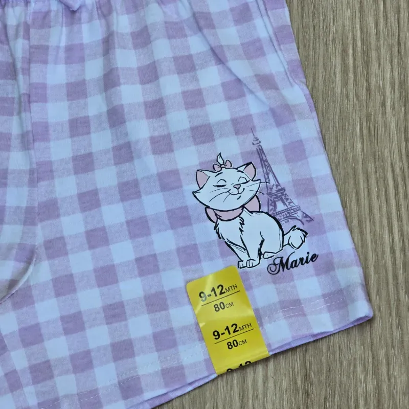 Short de Cuadros Morados de la Gatita Marie