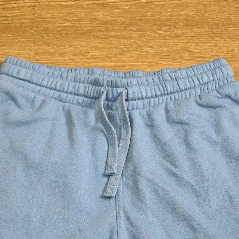 Short de felpa azul