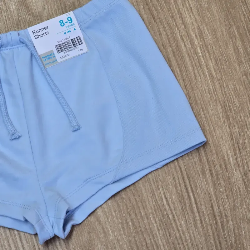 Short de Felpa color azul