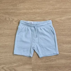 Short de felpa color azul