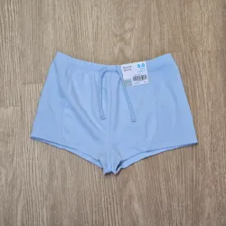 Short de Felpa color azul