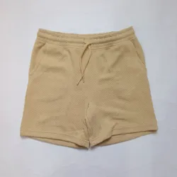 Short de felpa color beige 