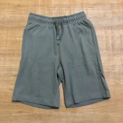 Short de felpa color gris