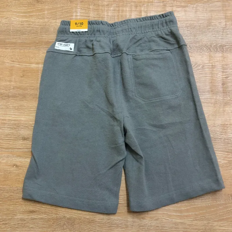 Short de felpa color gris