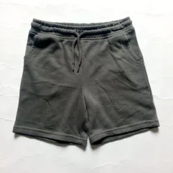 Short de felpa color gris