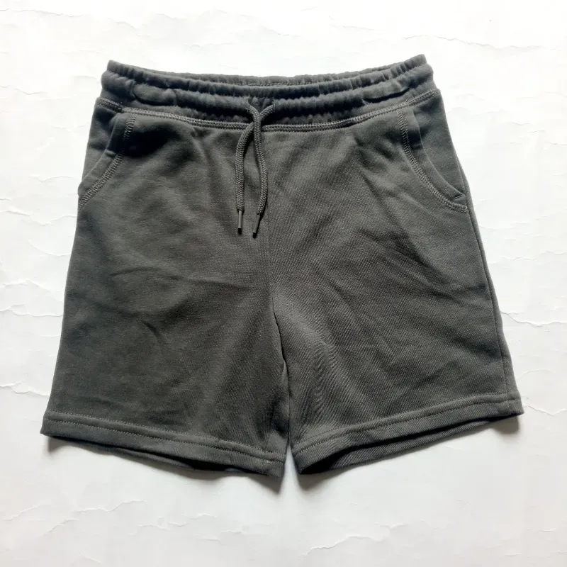 Short de felpa color gris