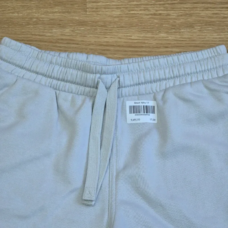 Short de Felpa Gris