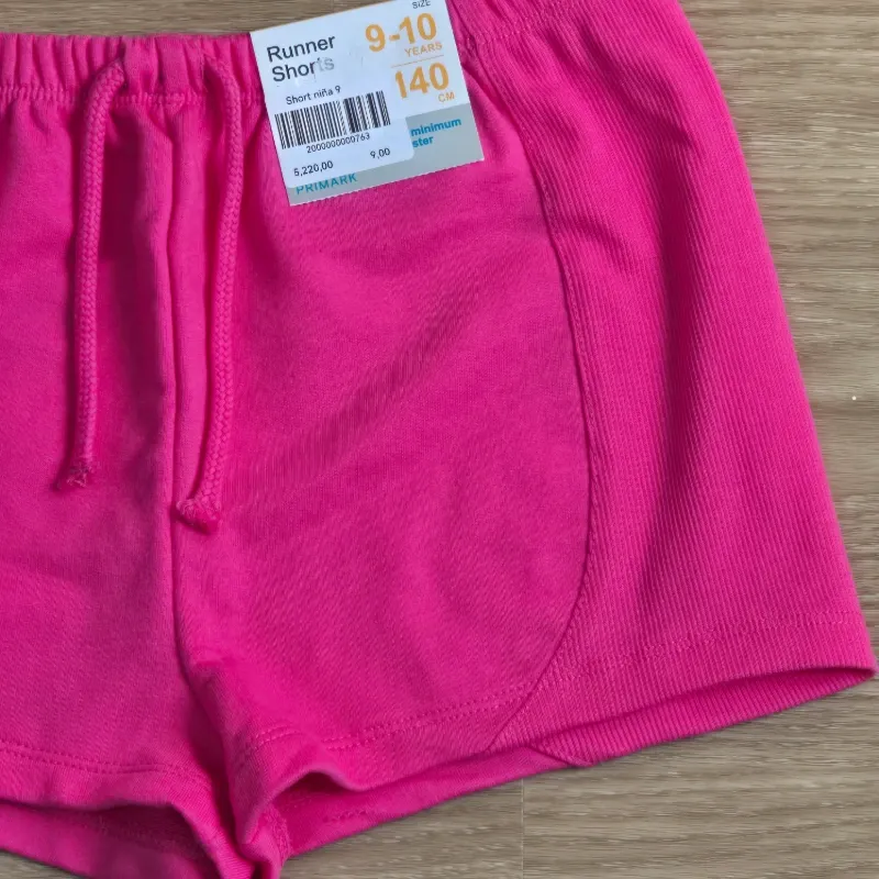 Short de Felpa rosa
