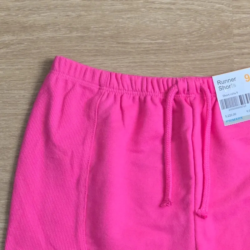 Short de Felpa rosa