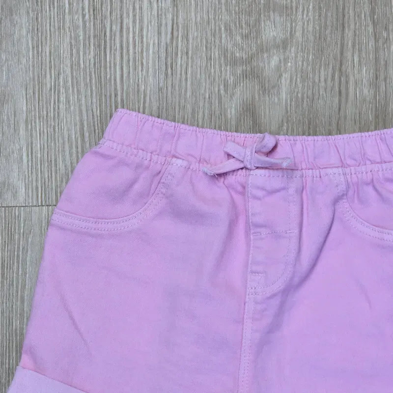 Short de mezclilla color rosa