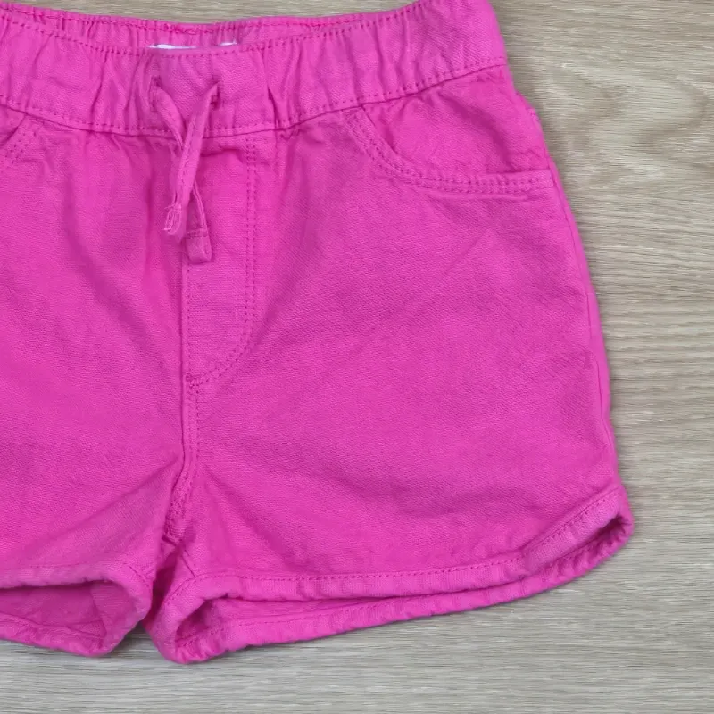 Short de mezclilla color rosado