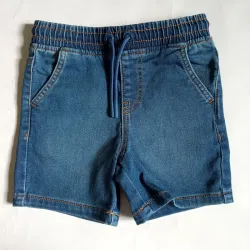 Short de mezclilla con cordón