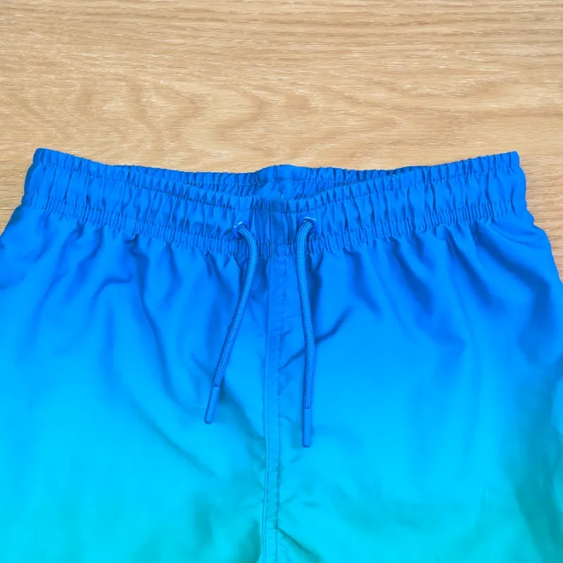 Short de Nailon azul verde
