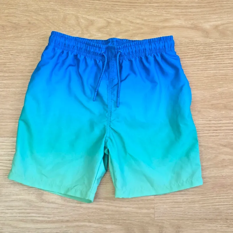 Short de Nailon azul verde