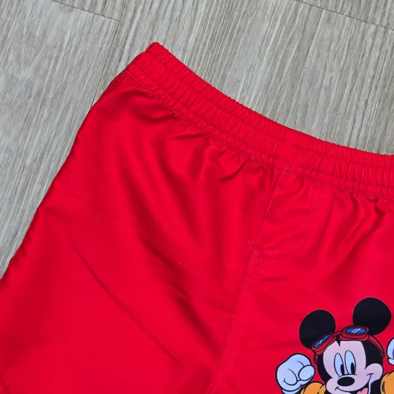 Short de Nailon color Rojo de Mickey