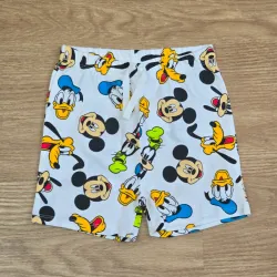 Short de tela blanco Mickey.