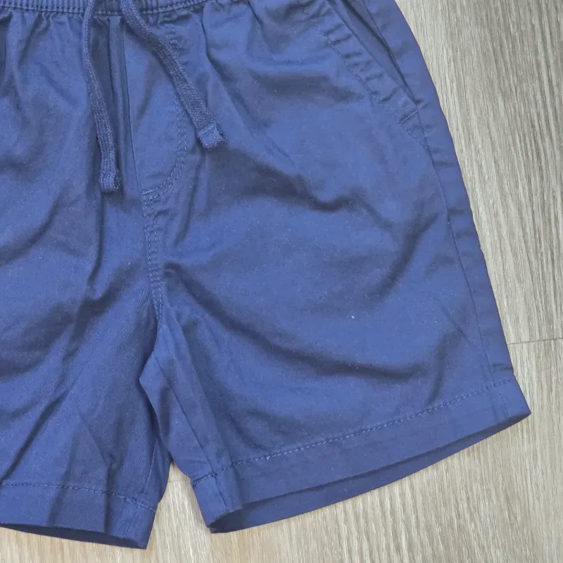 Short de Tela color azul marino